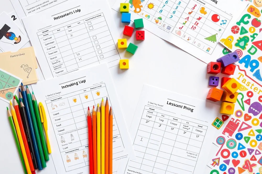 pre-k printables lesson plans & schedules — Pre-K Printables Lesson Plans & Schedules (the finished result)