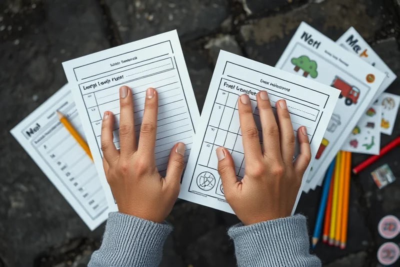 pre-k printables lesson printable — Pre-k Printables Lesson Printable (the finished result)