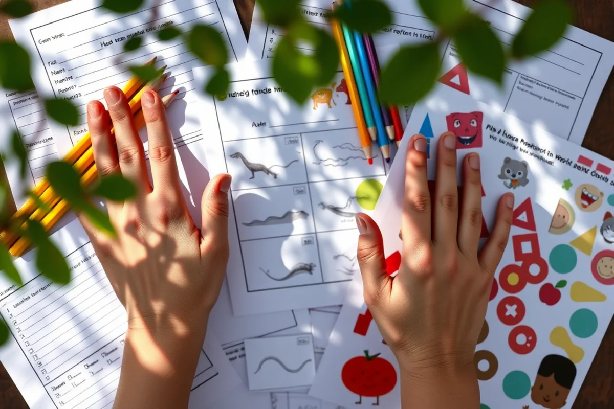 affordable budget pre k printables — Affordable Budget Pre K Printables (the finished result)