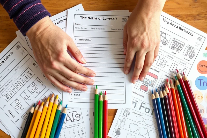 easy pre-k printables budget — Easy Pre-k Printables Budget (the finished result)