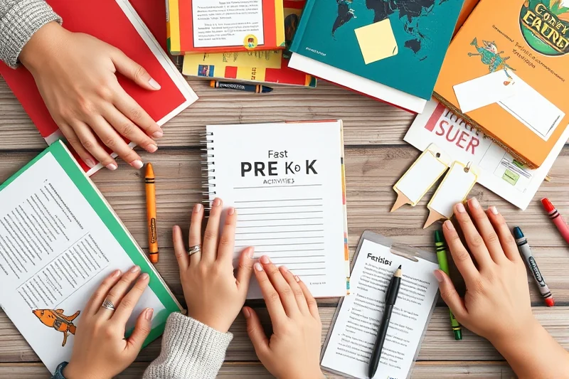 fast pre k activities — Fast Pre K Activities (the finished result)