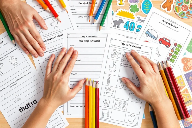 free pre k printables worksheet explained — Free Pre K Printables Worksheet Explained (the finished result)