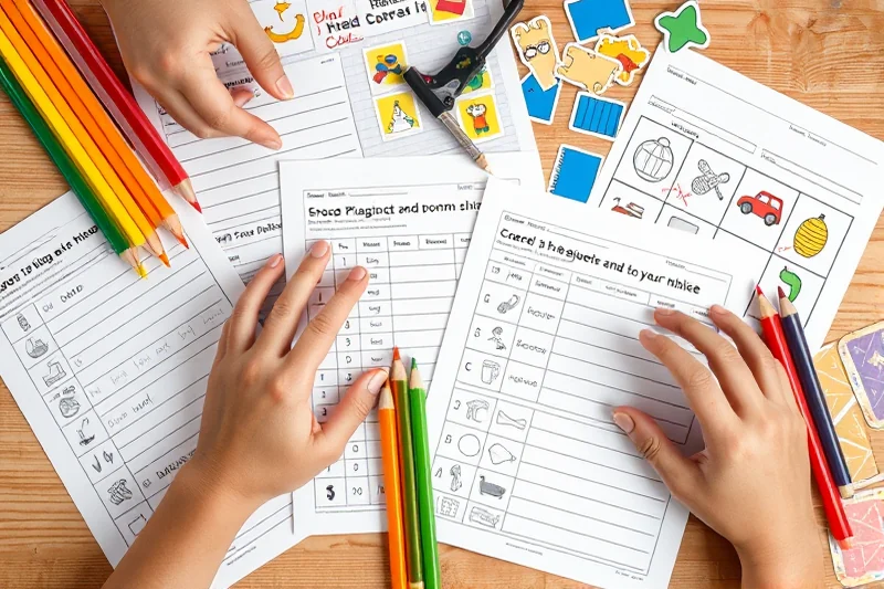 homemade free pre k printables worksheet — Homemade Free Pre K Printables Worksheet (the finished result)