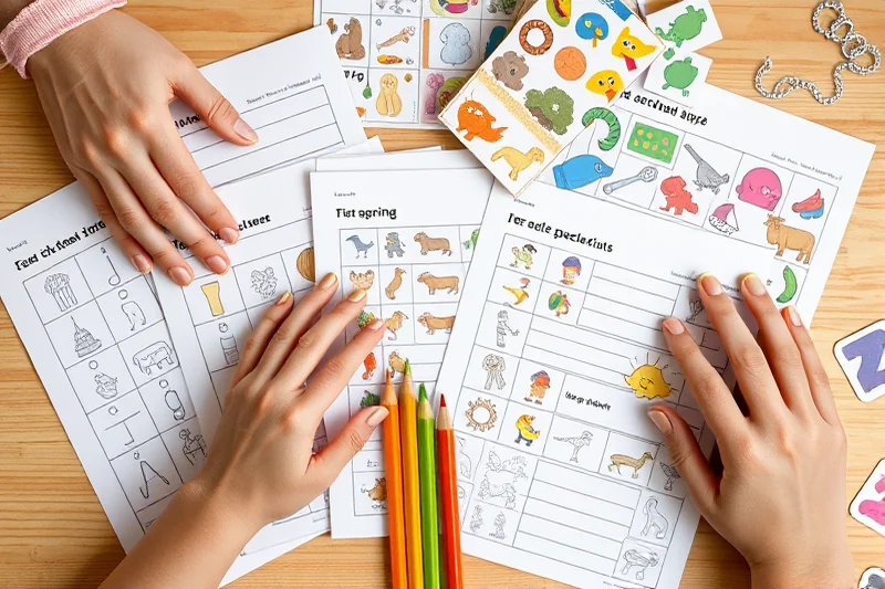 natural pre k worksheets — Natural Pre K Worksheets (the finished result)