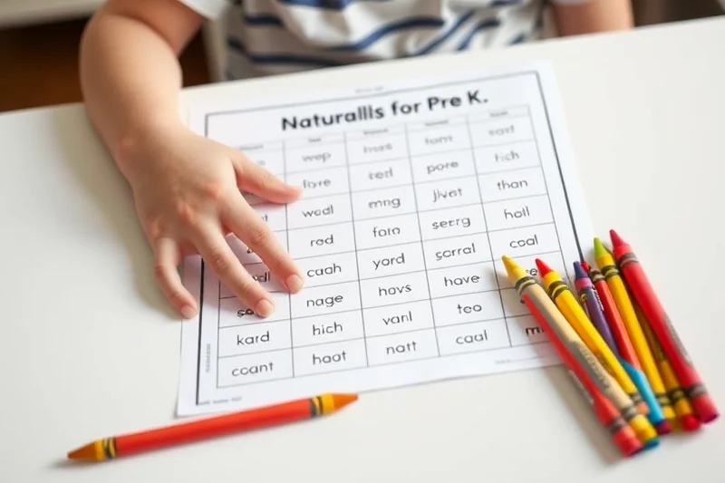 natural words for pre k — Natural Words For Pre K (step by step)