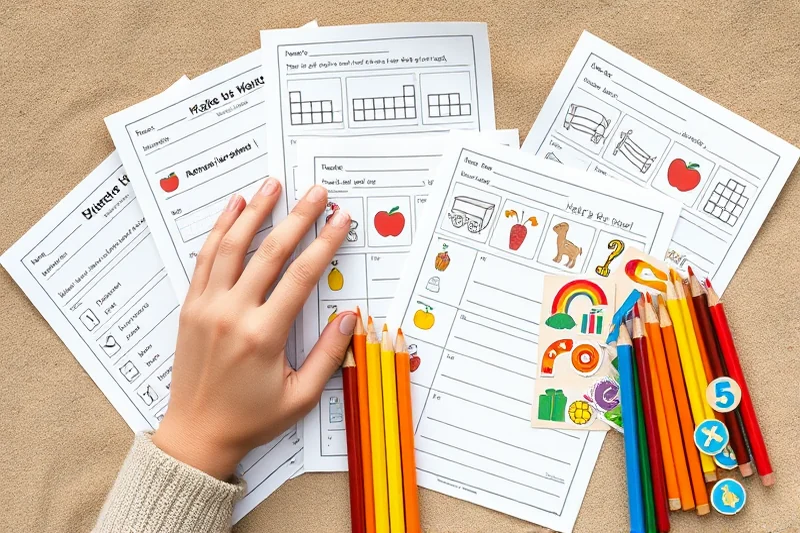 pre-k printables printables on a budget — Pre-k Printables Printables On A Budget (the finished result)
