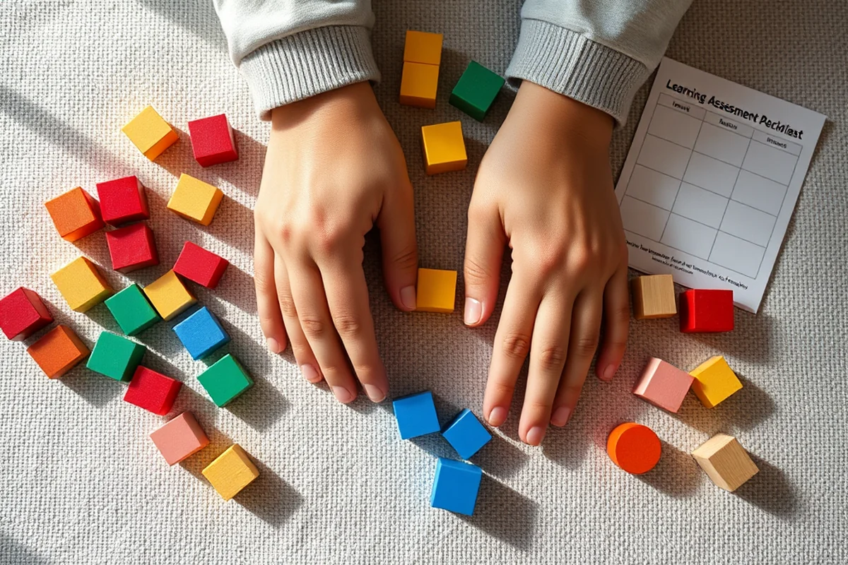 pre k printables progress assessment checklist — Pre K Printables Progress Assessment Checklist (the finished result)