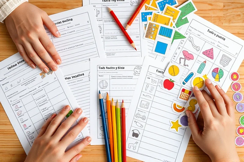 pre-k printables tips for small spaces — Pre-k Printables Tips For Small Spaces (the finished result)