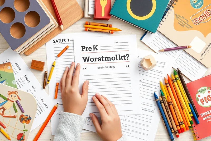 pre k worksheets printable — Pre K Worksheets Printable (the finished result)
