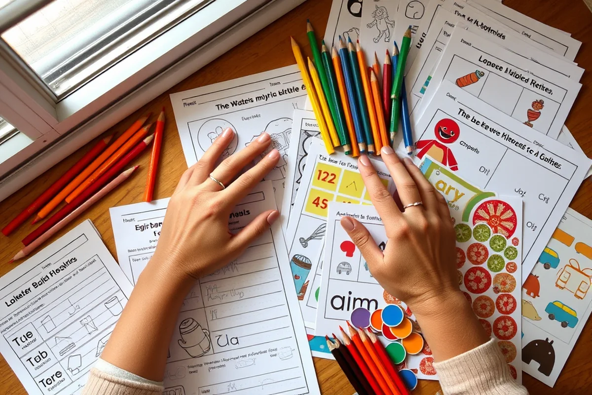 simple budget pre k printables — Simple Budget Pre K Printables (the finished result)