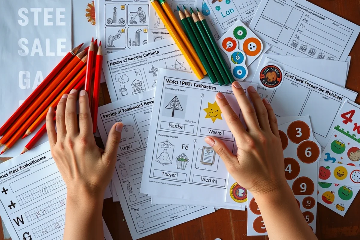affordable pre k printables by age grade — Affordable Pre K Printables By Age Grade (the finished result)