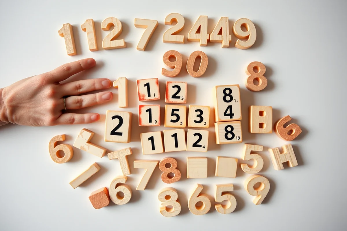 free printable numbers 1 10 — Free Printable Numbers 1 10 (the finished result)