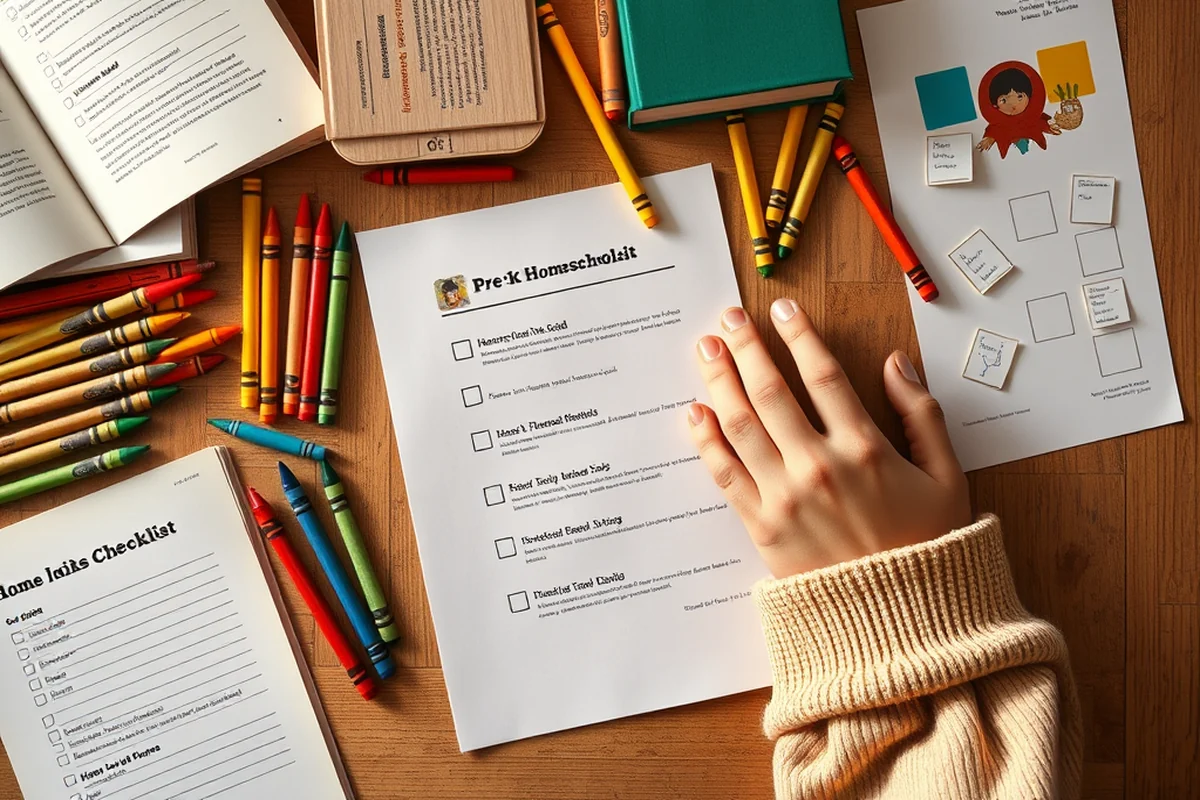pre-k printables lesson checklist — Pre-k Printables Lesson Checklist (the finished result)