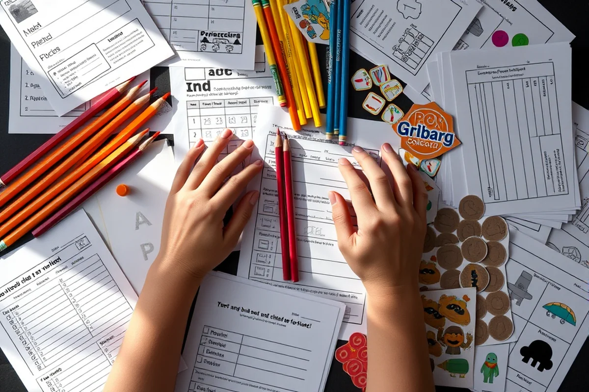pre-k printables plans checklist — Pre-k Printables Plans Checklist (the finished result)