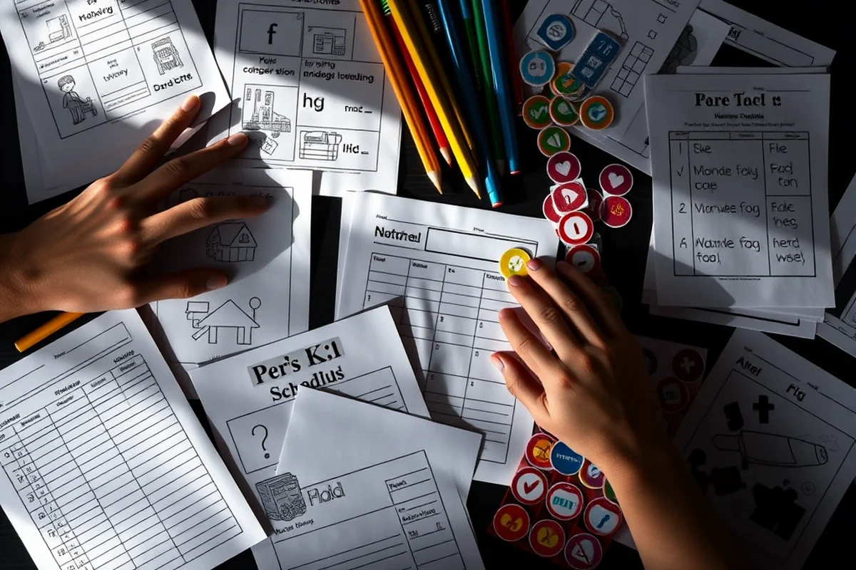 pre k schedule — Pre K Schedule (the finished result)
