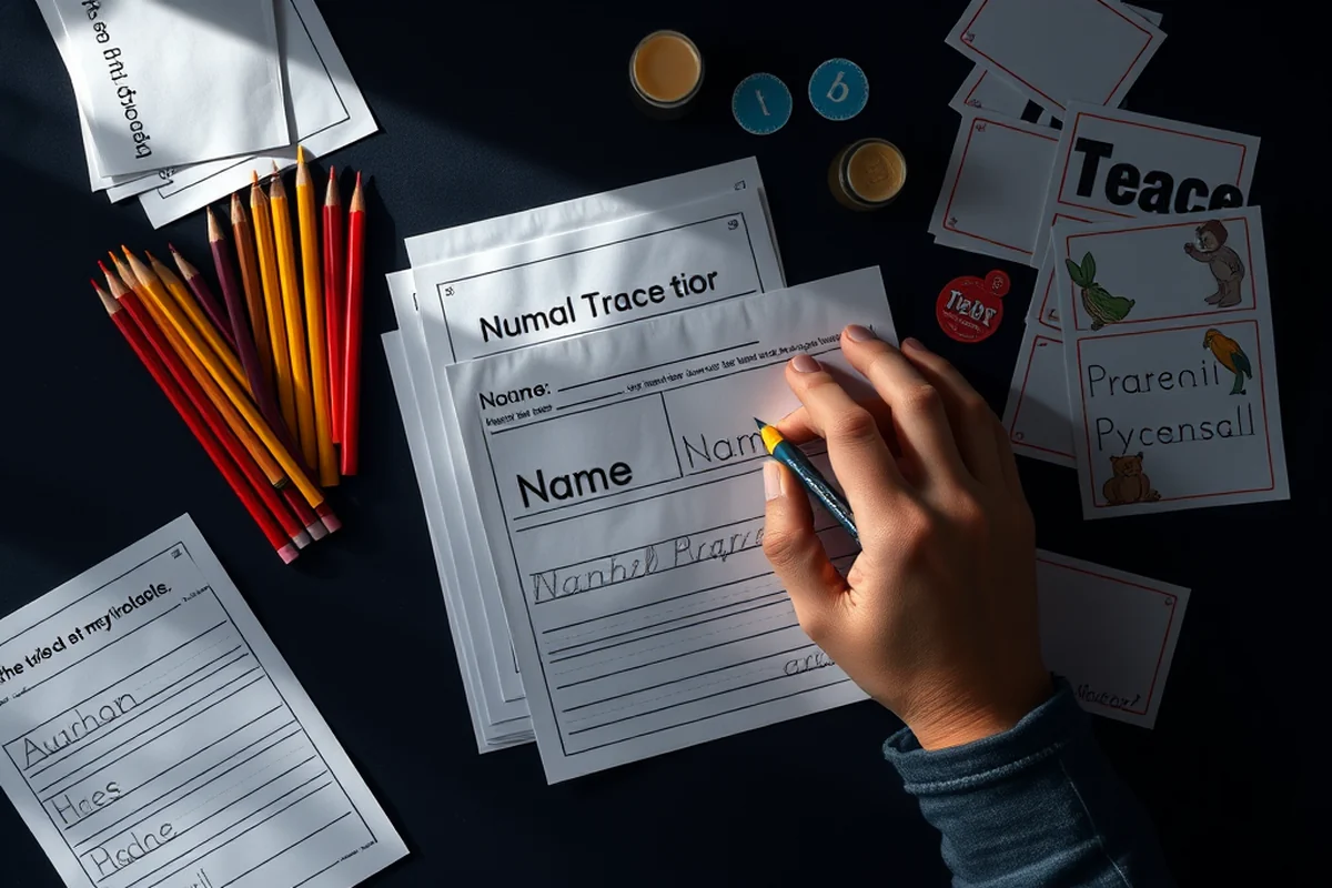 create printables name tracing — Create Printables Name Tracing (the finished result)