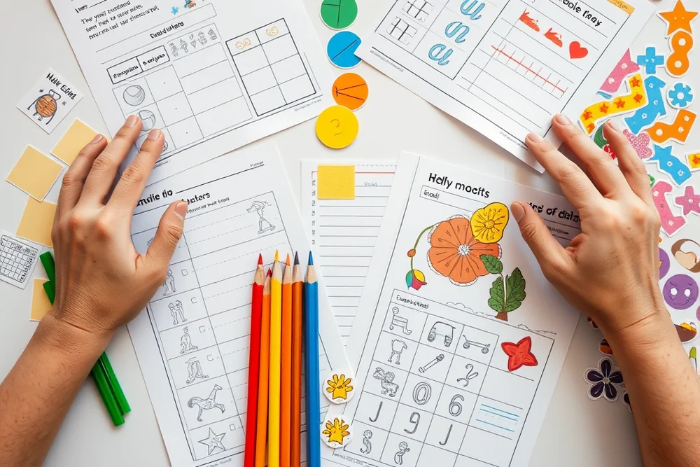 modern pre-k printables ideas — Modern Pre-k Printables Ideas (the finished result)
