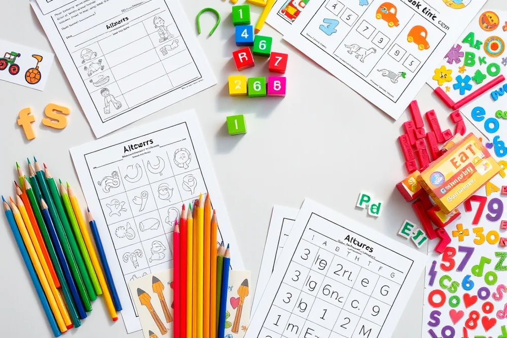 modern pre-k printables tips — Modern Pre-k Printables Tips (the finished result)