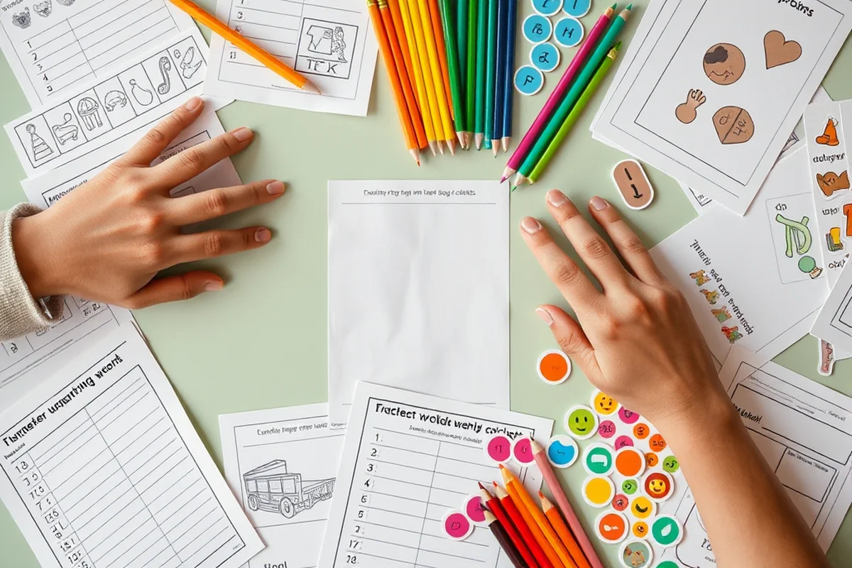 pre-k printables activities on a budget — Pre-k Printables Activities On A Budget (the finished result)