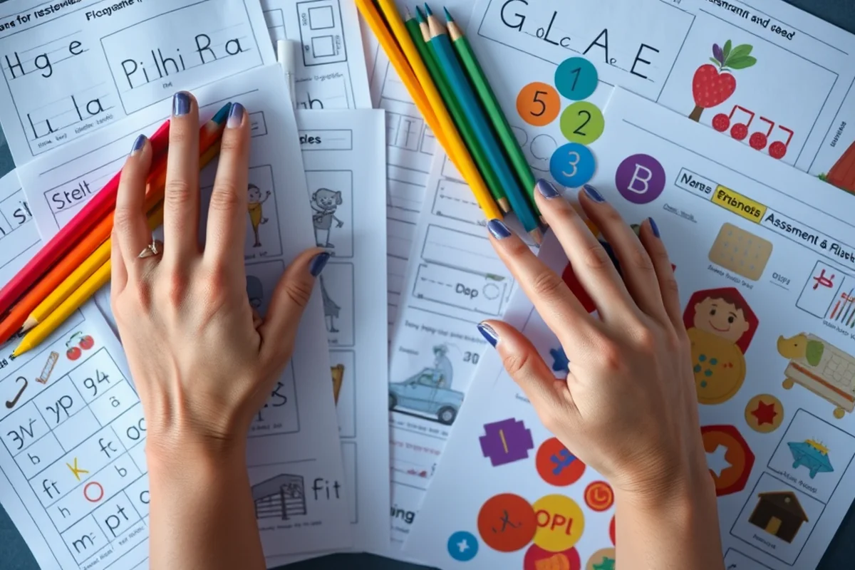 pre k printables progress assessment for beginners — Pre K Printables Progress Assessment For Beginners (the finished result)