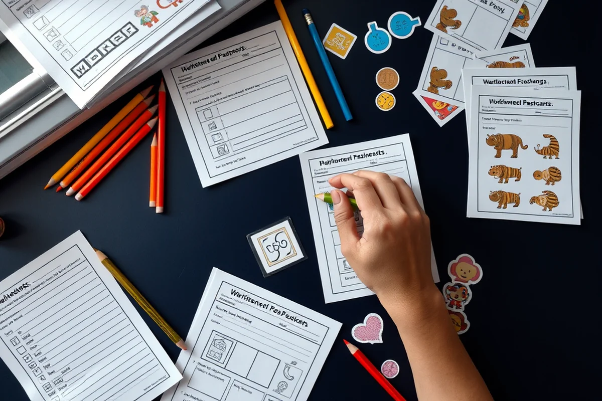 pre-k printables progress examples — Pre-k Printables Progress Examples (the finished result)