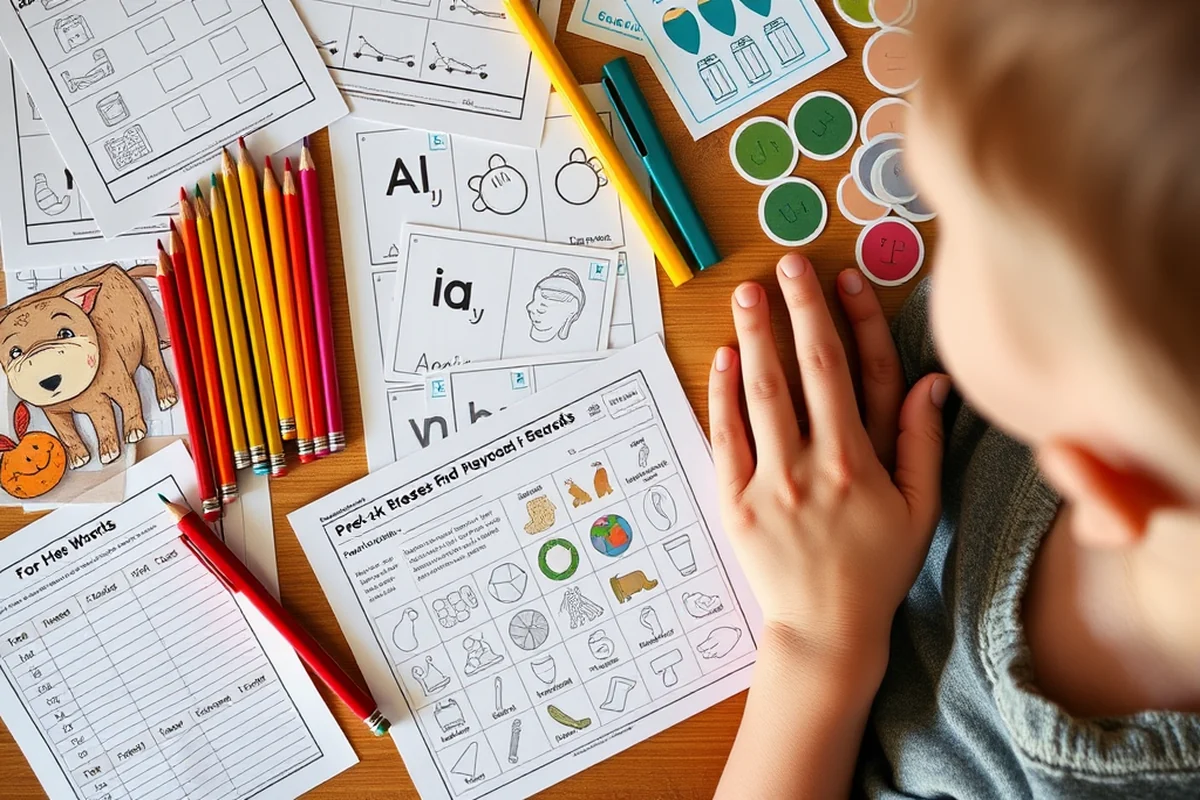 pre-k printables progress ideas — Pre-k Printables Progress Ideas (the finished result)